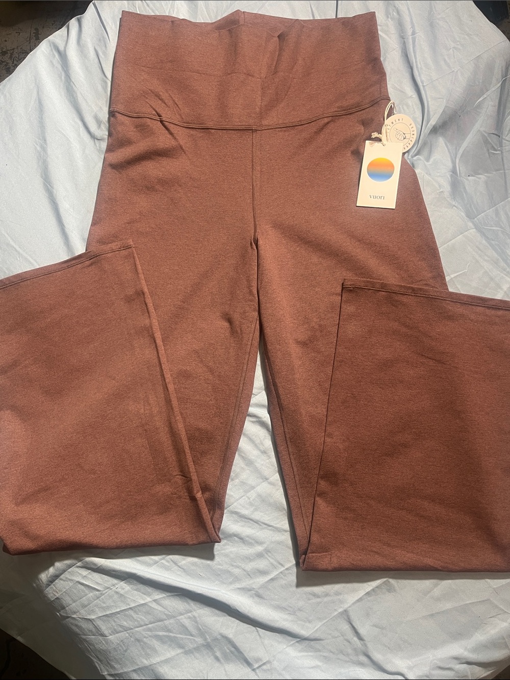 Vuori Straight Leg Jumpsuit Pants in Sable Heather